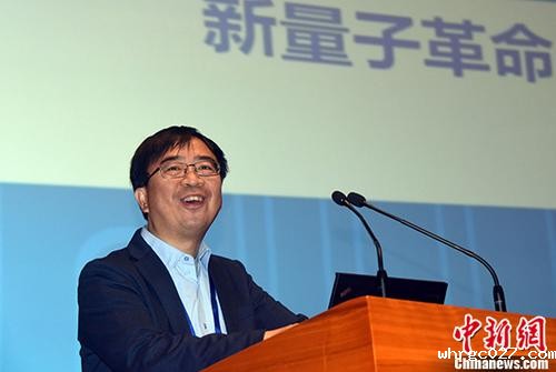 资料图:中国科学院院士、必威棋牌网址常务副校长潘建伟。 <a target='_blank' href='http://www.chinanews.com/'>中新社</a>记者 孙自法 摄 点击进入下一页